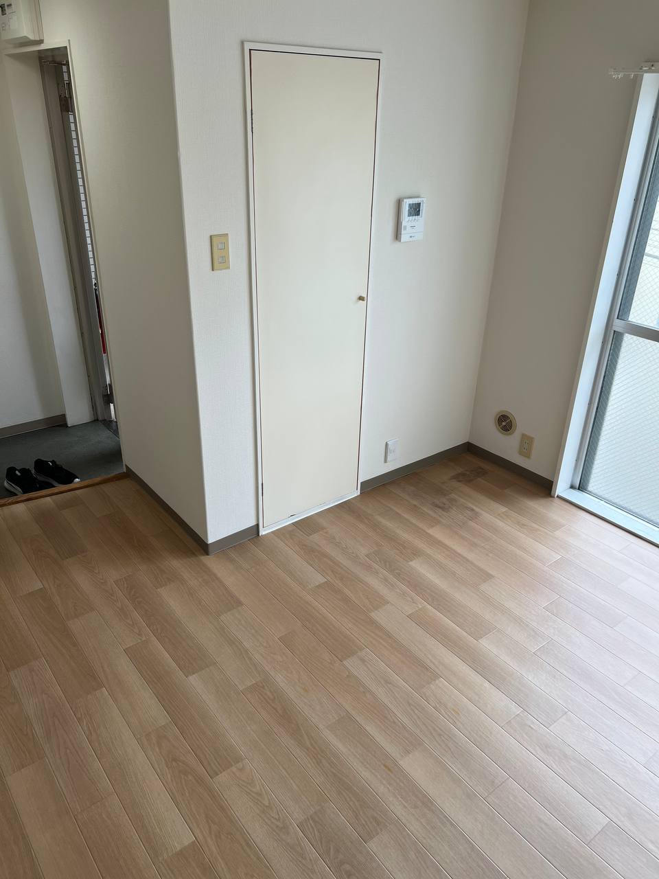 空室クリーニング後のフローリング