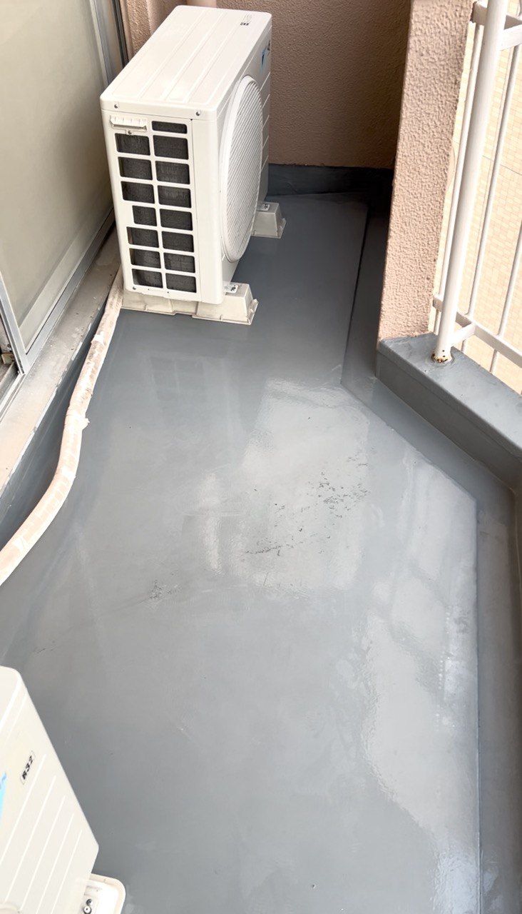 空室クリーニング後のバルコニーの仕上がり