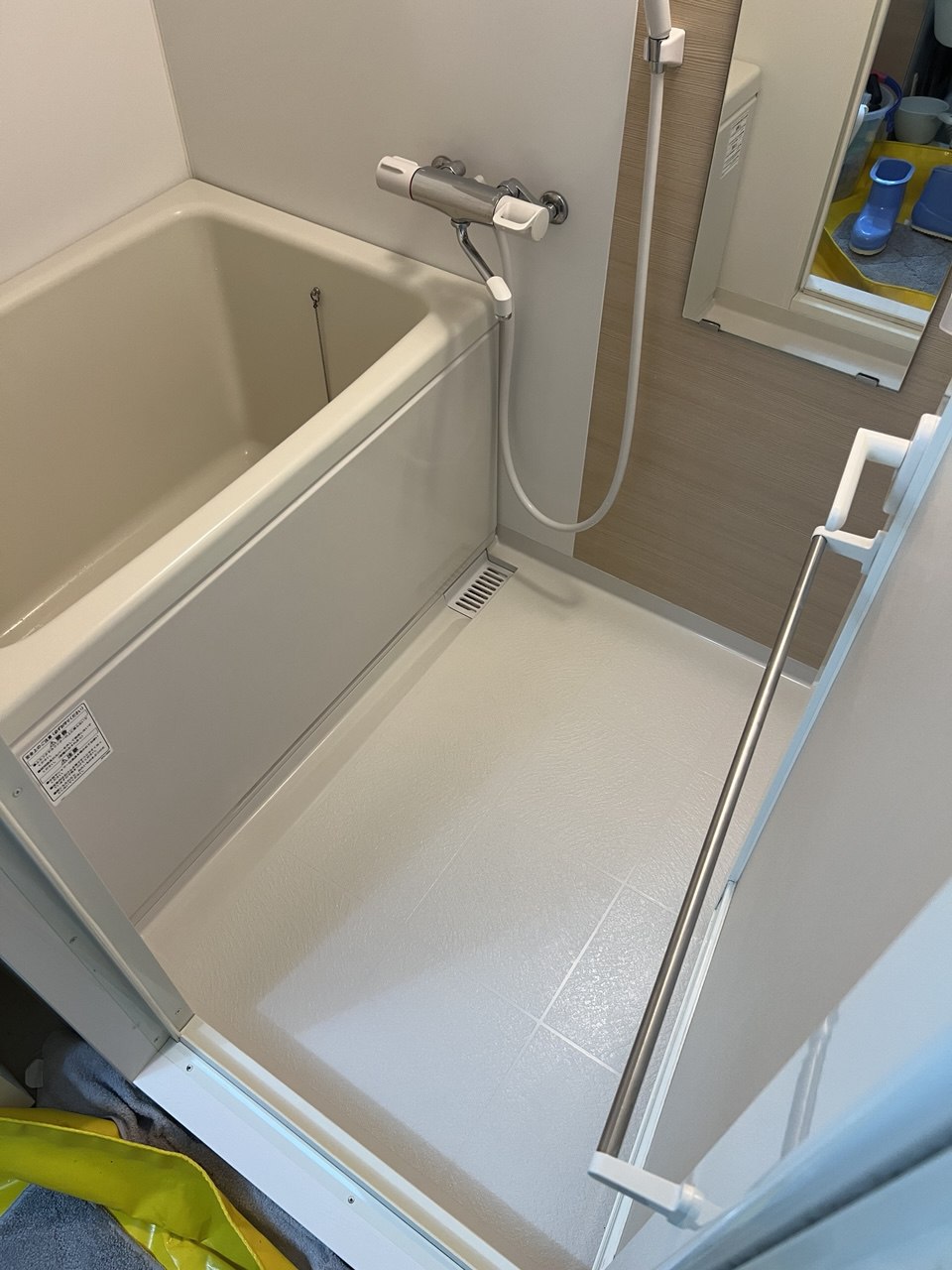 空室クリーニング後の浴室の仕上がり